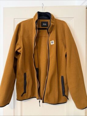 Outdoor Research Honey Brown Fleece Jacket with Black Trim